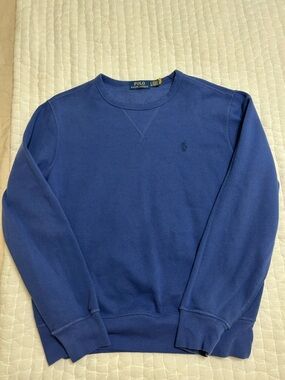 Ralph Lauren Men's Royal Blue Crewneck Sweatshirt